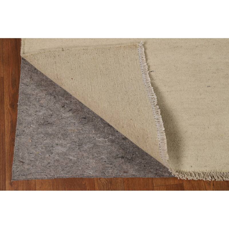 Contemporary Gabbeh Oriental Accent Rug Hand-Knotted Wool Carpet - 4'0"x 6'0"