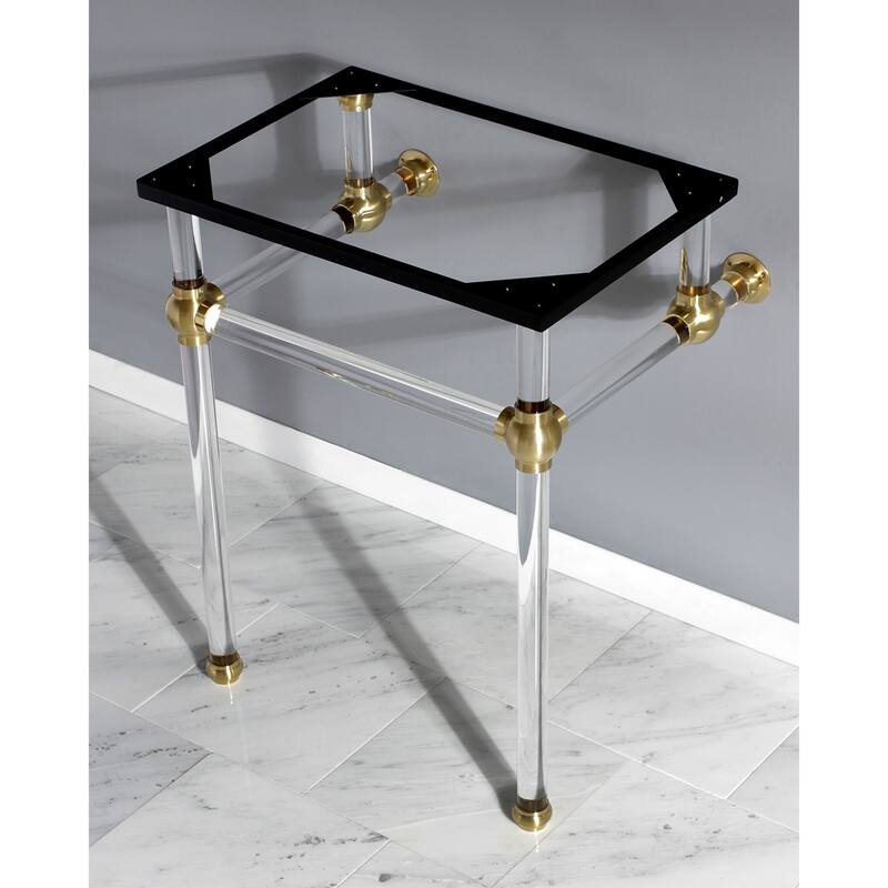 Kingston Brass Templeton Acrylic Console Sink Legs