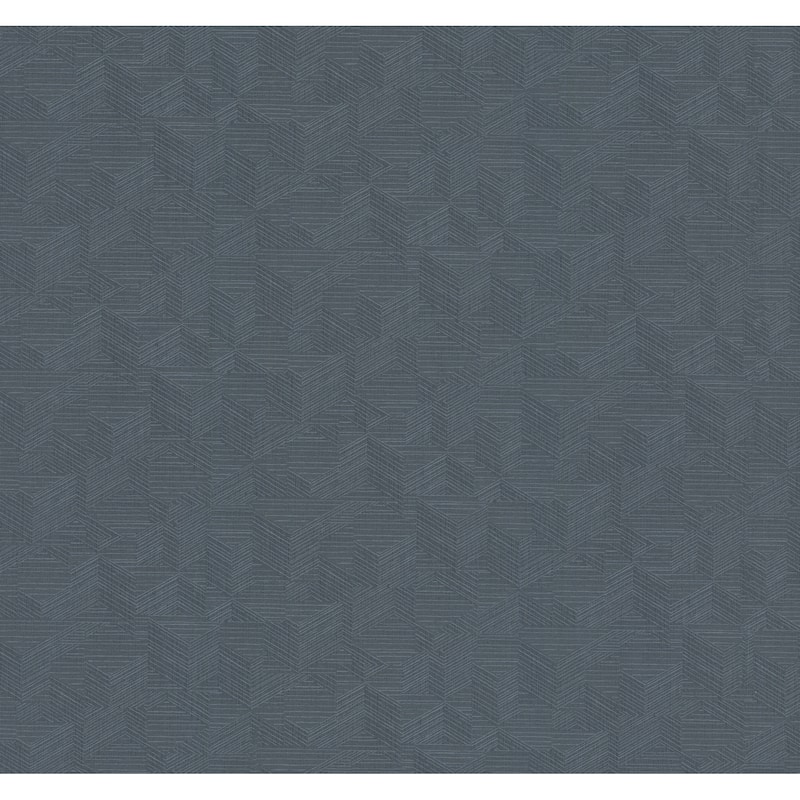 Warner Naila Indigo Geo Weave Wallpaper