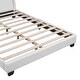 preview thumbnail 11 of 9, Full Size Upholstered Platform Bed with Rabbit Accent, PU Leather Frame with Durable Pinewood Construction