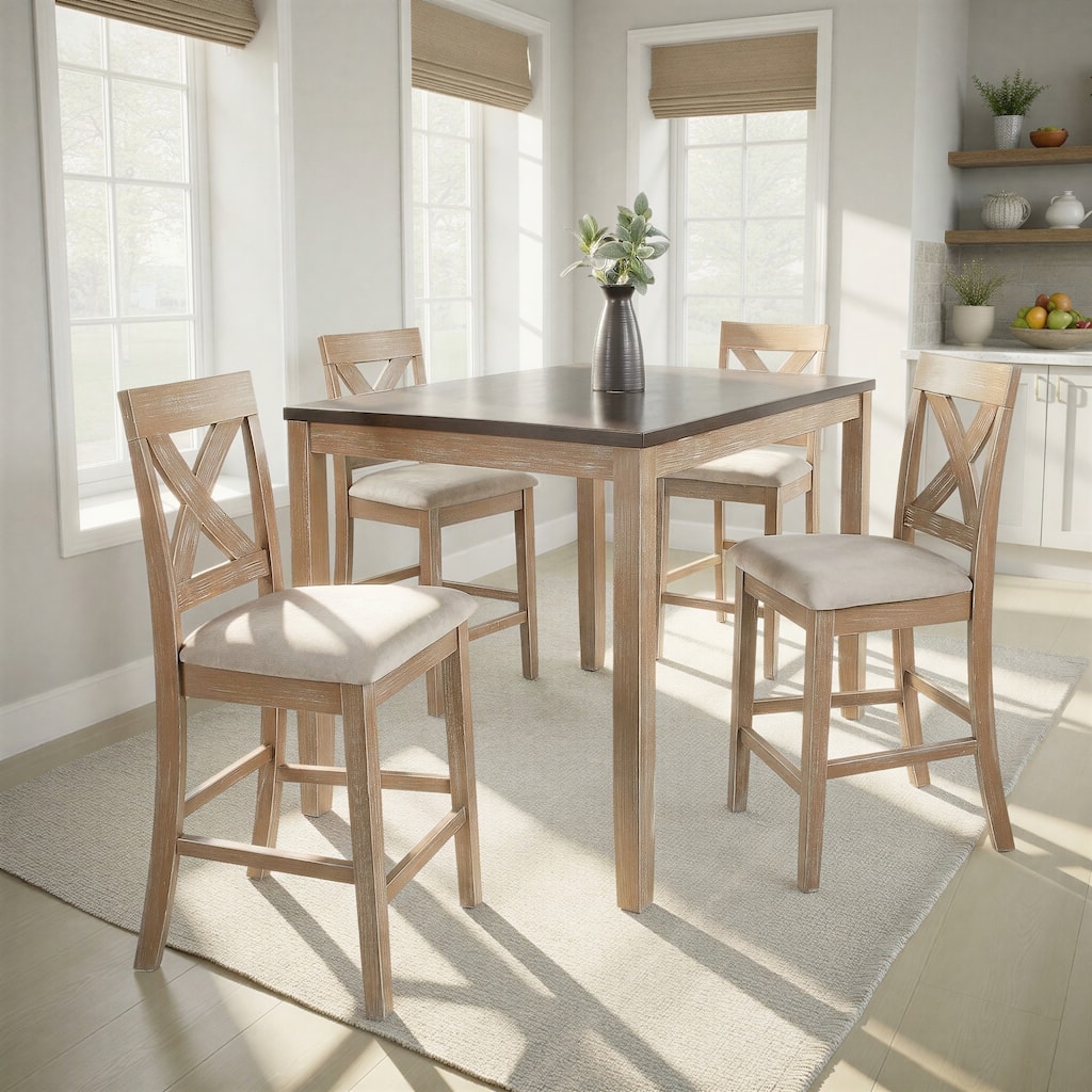 The Gray Barn Finlay 5-Piece Counter Height Dining Set