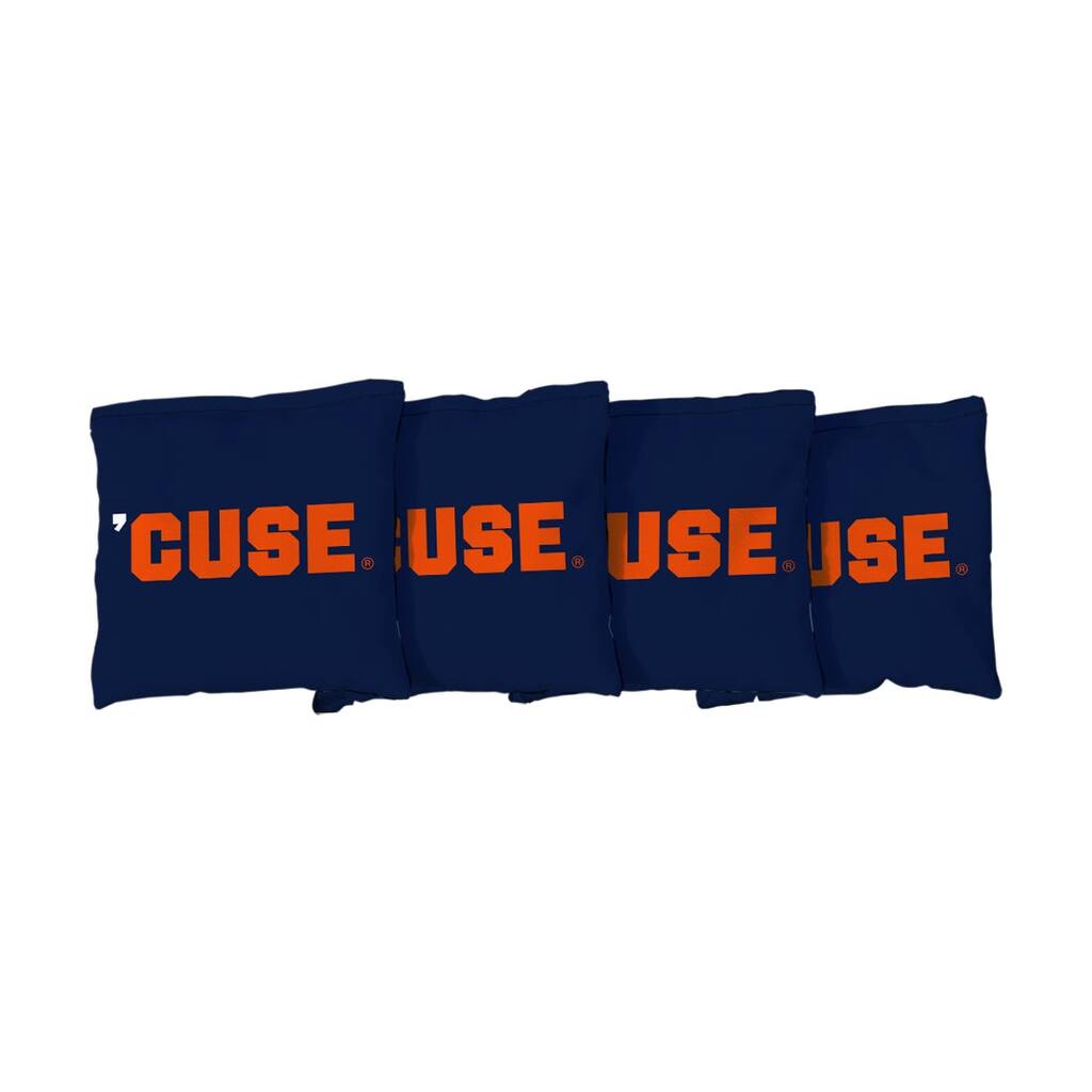 Syracuse Navy Cornhole Bags