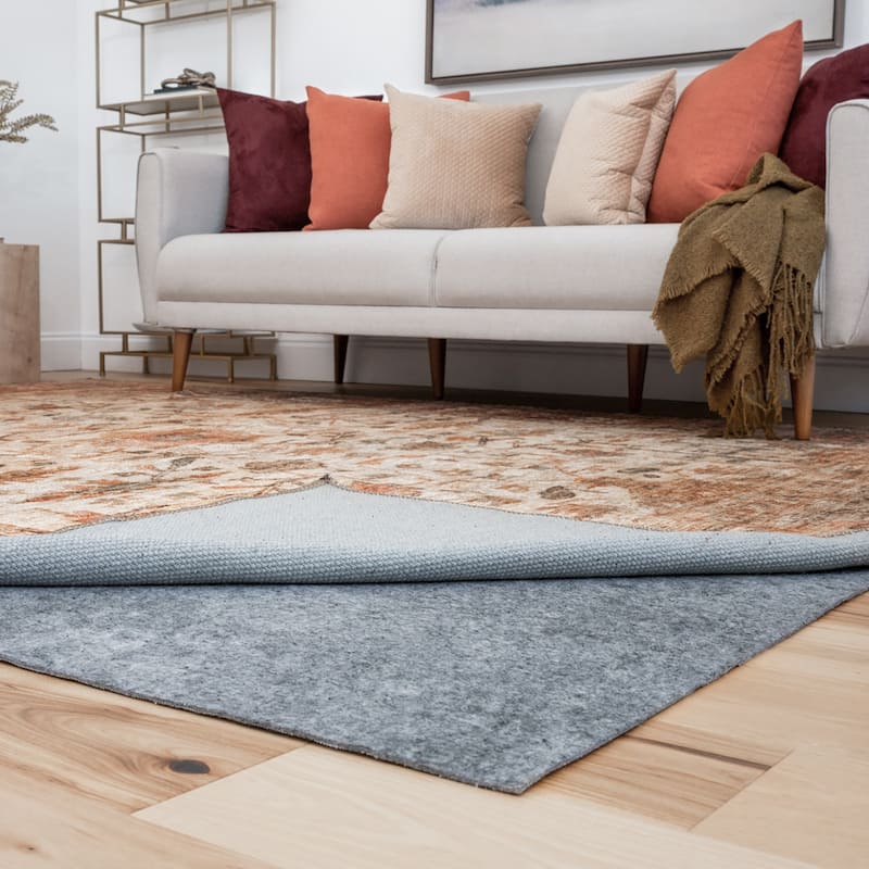 Posh Grip Felt Solid Non Slip Rug Pad - Gray - 3'6'' x 5'