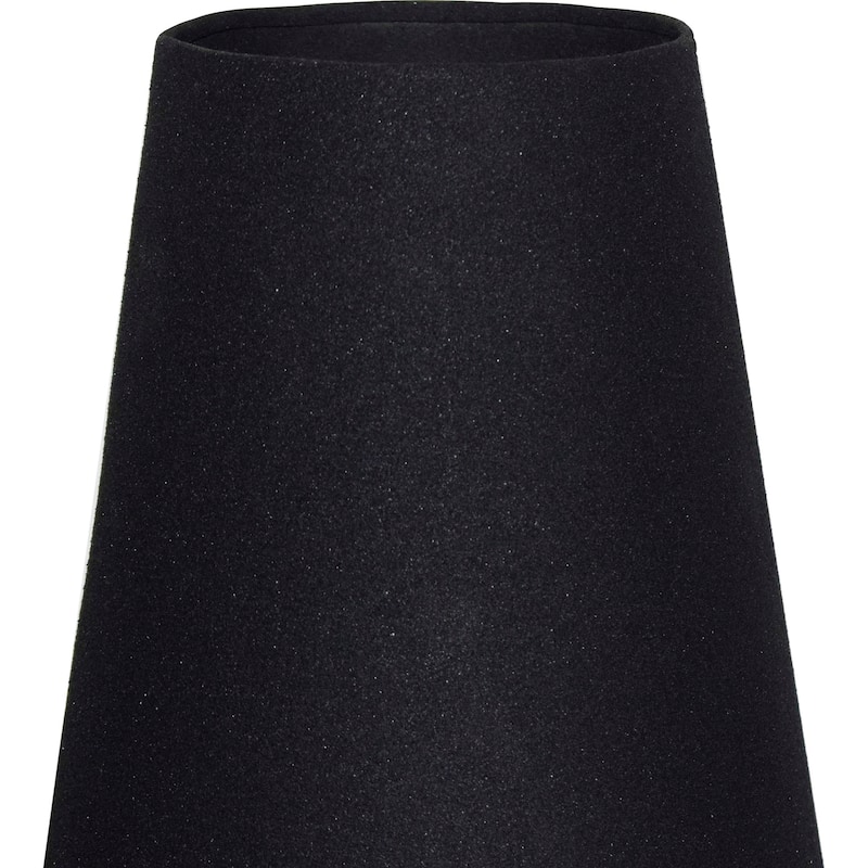 Renwil Roove Indoor Iron Vase, Matte Black