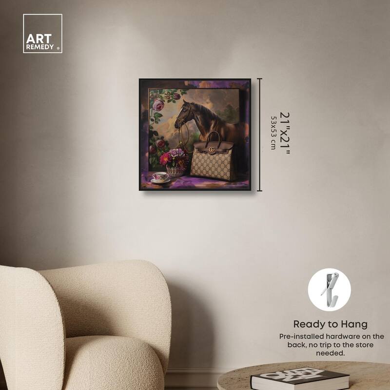 Fanciful Horse Portrait Canvas by Art Remedy