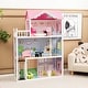 preview thumbnail 4 of 8, Gymax Kids Wooden Dollhouse with Working Elevator & Rotatable