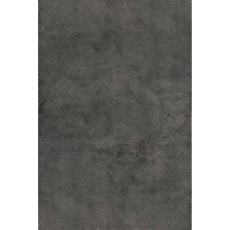 Nuloom Amy SuperiorWash Casual Faux Rabbit Machine Washable Area Rug