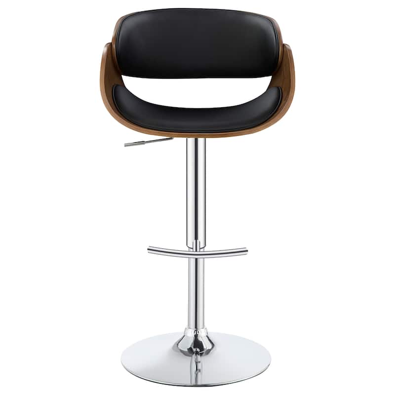 Dana Adjustable Height Curved Seat Bar Stool