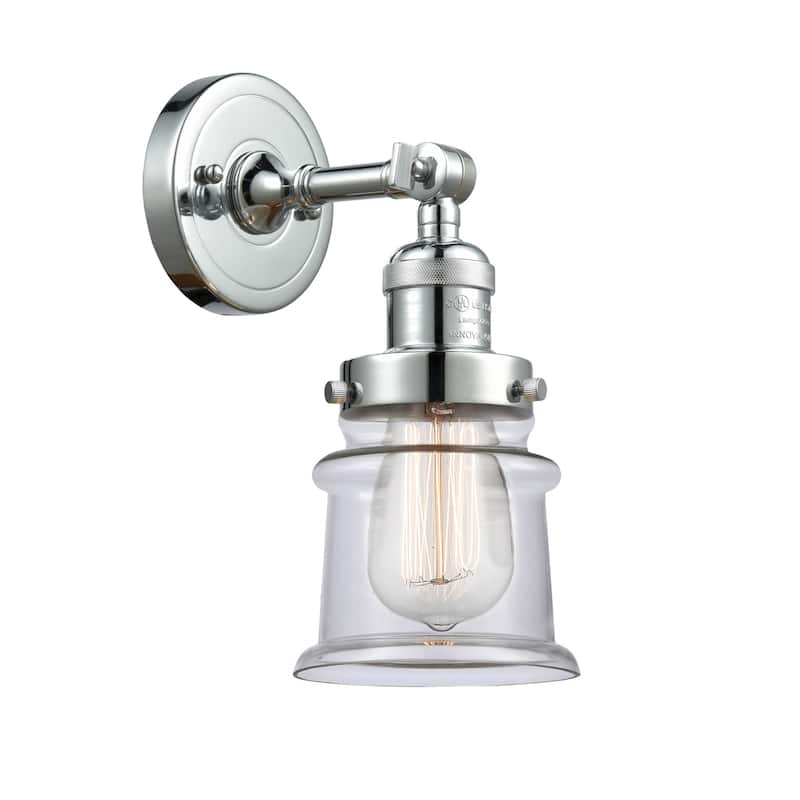 Innovations Lighting Small Canton Single Light 11" Tall Bathroom