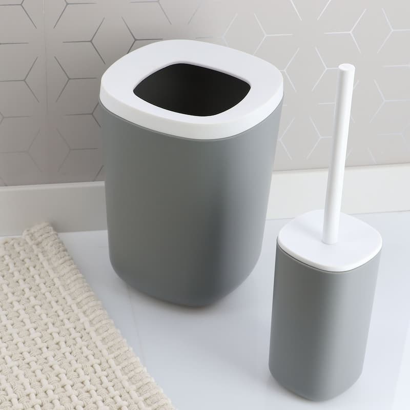 6-Piece Bathroom Accessories Set Modern Design - N/A