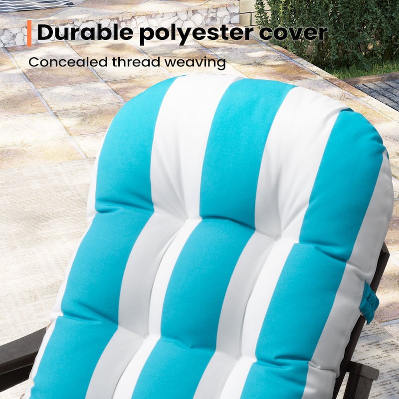 Outdoor Adirondack Chair Cushion Rocking Chair Cushions Thickened Patio Chair Pad with Sunbrella