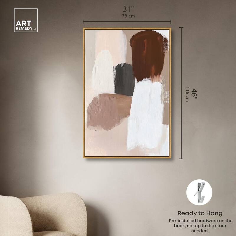 Veiled Browns Canvas by Art Remedy