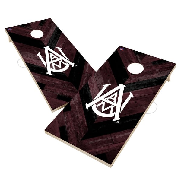 slide 2 of 6, Alabama A&M University Bulldogs Cornhole Board Set 16 Years and Up