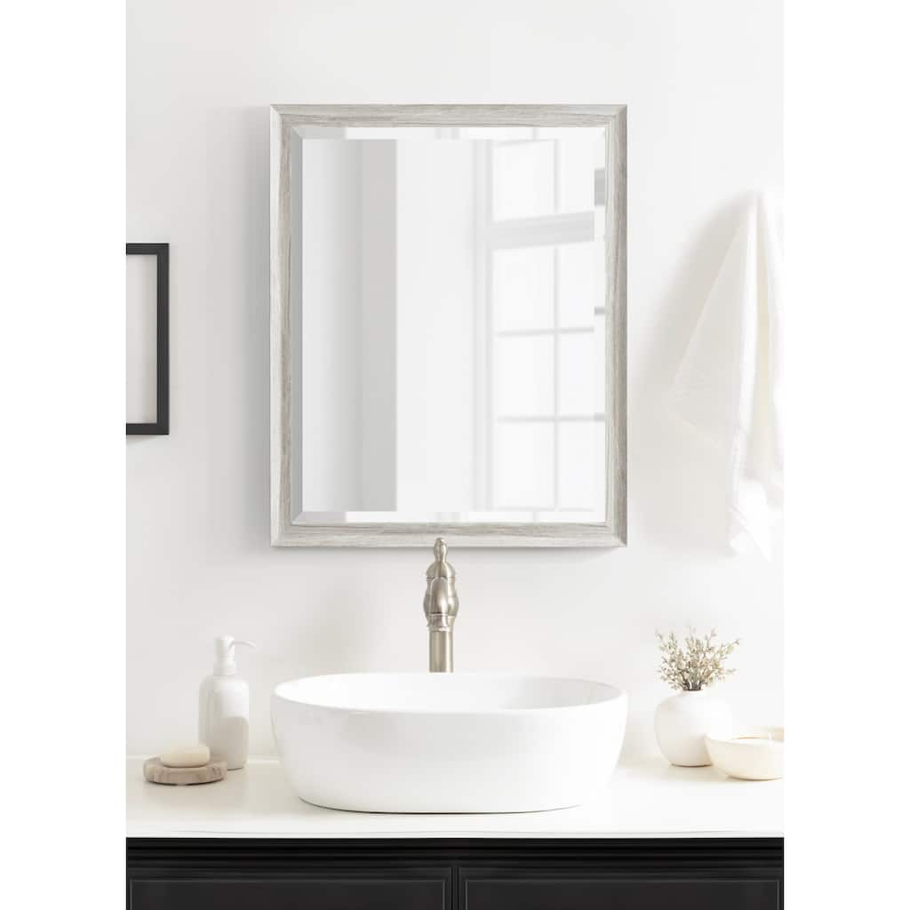 Kate and Laurel Dalphia Rectangle Bathroom Wall Mirror