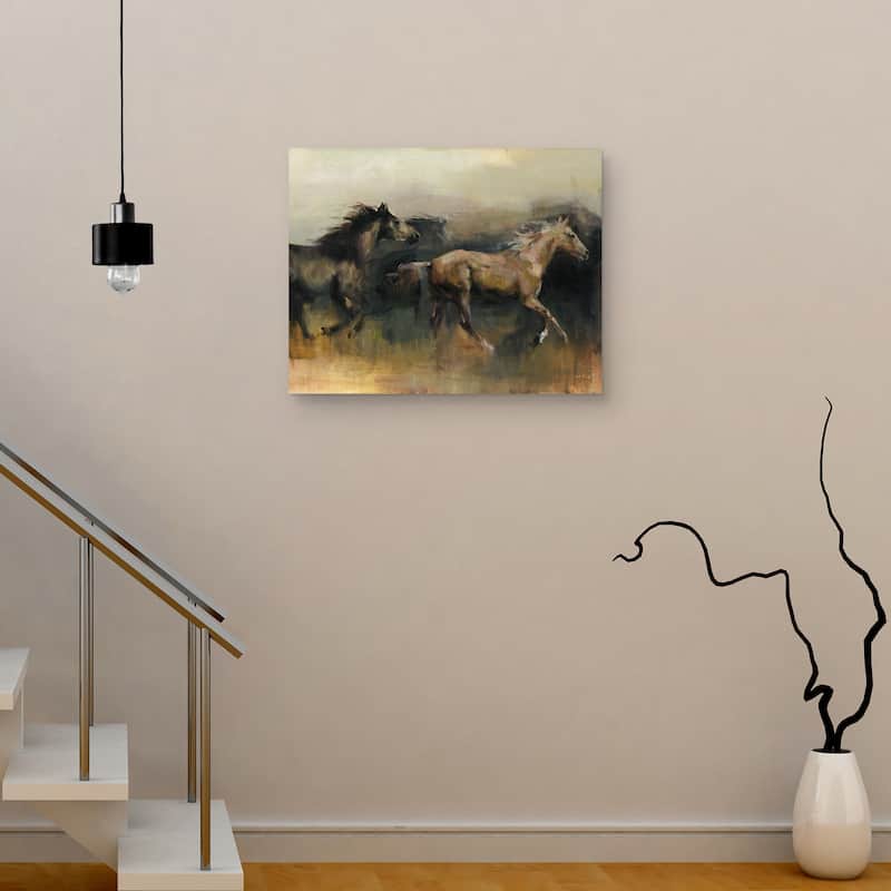 Roaming the West Crop by Marilyn Hageman Canvas Art Print