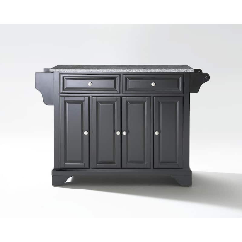 Kitchen Island - Full Size Cart with Stainless Steel Top & Storage - Modern Portable Kitchen Furniture