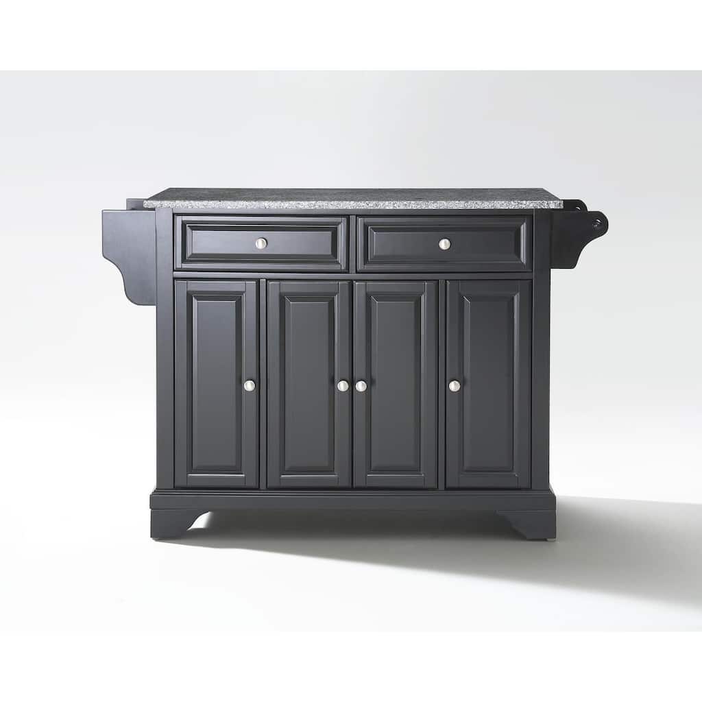 Kitchen Island - Full Size Cart with Stainless Steel Top & Storage - Modern Portable Kitchen Furniture
