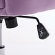 preview thumbnail 52 of 60, Velvet Home Office Chair, Ergonomic Swivel Study Desk Chair, Upholstered Vanity Chair with Backrest Seat and Metal Base