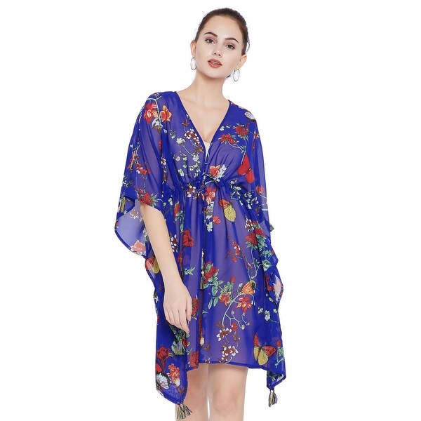 royal blue beach cover up
