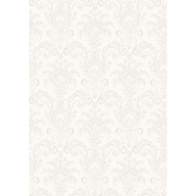 Galerie Wallcoverings Italian Classics 4 Collection Embossed Classic Damask Vinyl on Non-woven Matte Wallpaper Roll