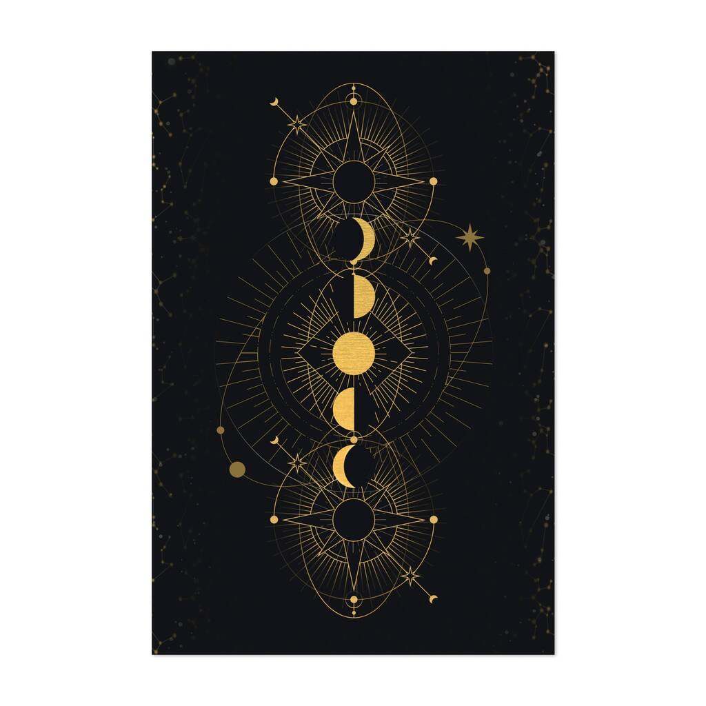 Moon phases Illustrations Art Print/Poster