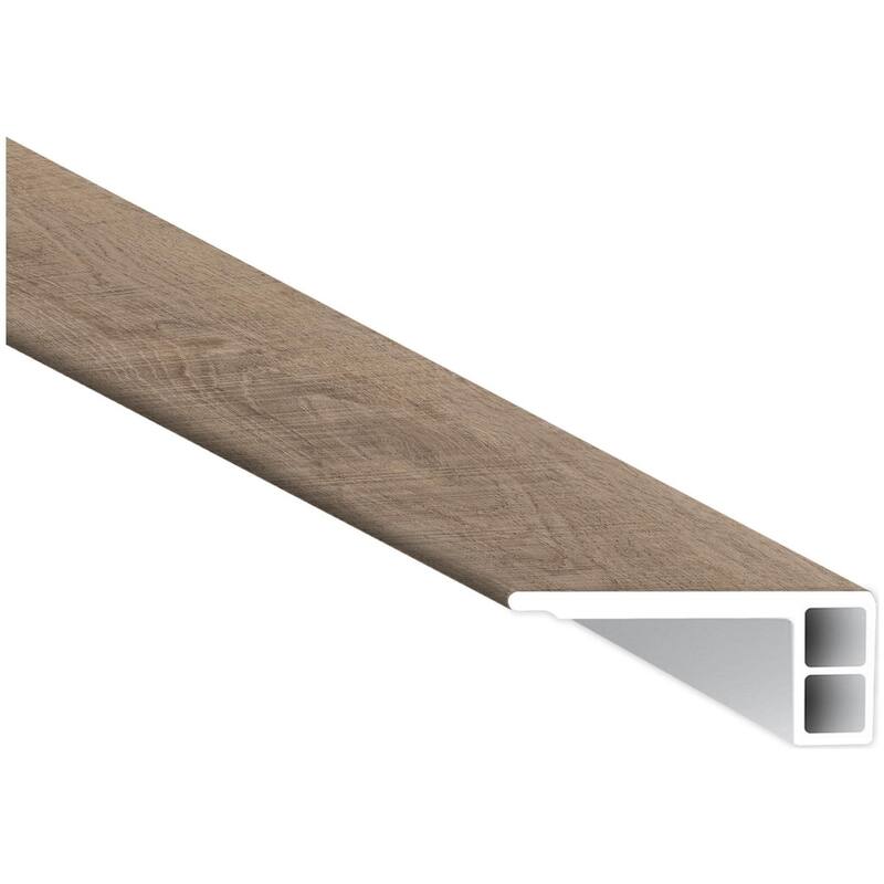 Ackland AKVTV-FSN-EE-3 Ackland Vinyl Trims 94" x 3" Vinyl Glue Down or - Reclaimed Pecan