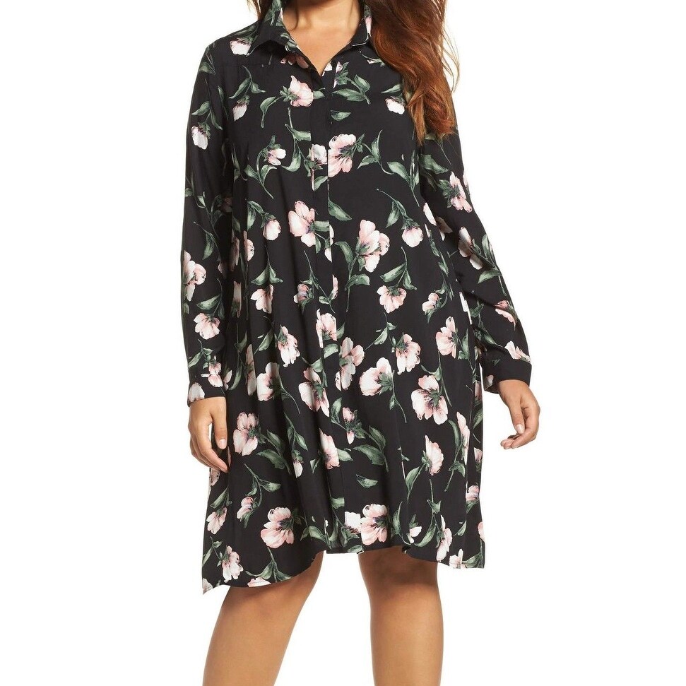 black shirt dress size 20