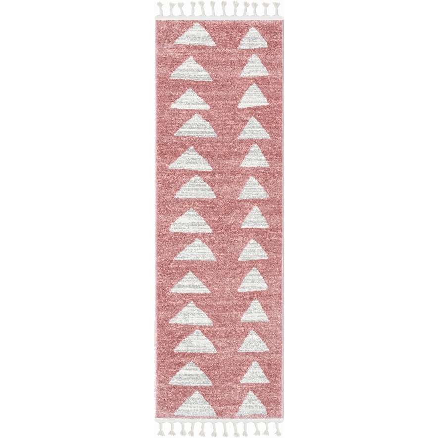 Well Woven Kennedy Triangles Modern Geometric Pattern Area Rug