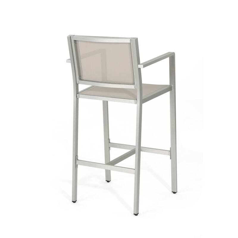 Cape Coral Outdoor 5-piece Aluminum Square Bar Set by Christopher Knight Home
