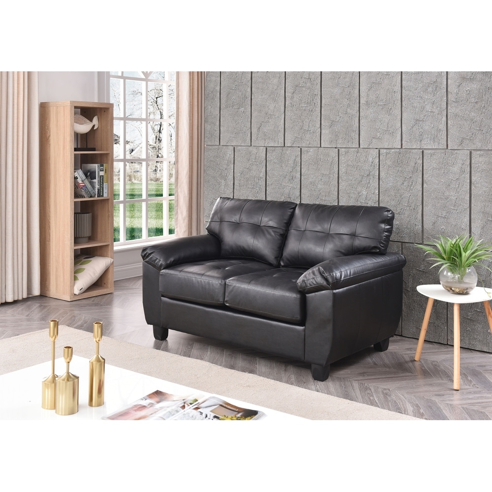 Cheap black clearance loveseat