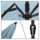 preview thumbnail 46 of 89, North Bend 9-foot Auto-tilt Round Sunbrella Patio Umbrella by Havenside Home