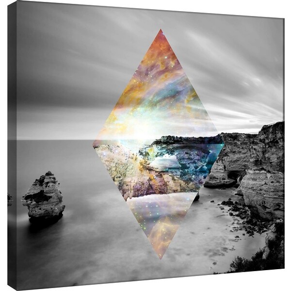 PTM Images 9-100538 PTM Canvas Collection 12" x 12" - "Celestial Landscape 8" Giclee Landscapes Art Print on Canvas