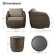 preview thumbnail 66 of 78, Patio Wicker Furniture Set Outdoor Rattan Bistro Set