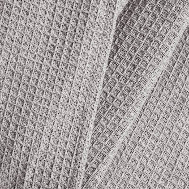 Lush Decor Waffle Cotton Knit Throw Blanket