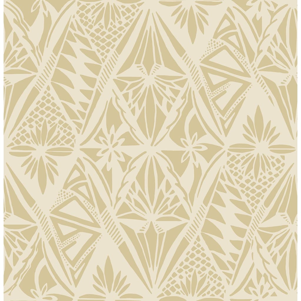 A-Street Prints Urbane Yellow Diamonds Wallpaper