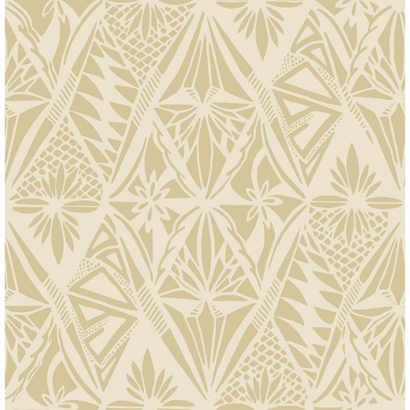 A-Street Prints Urbane Yellow Diamonds Wallpaper