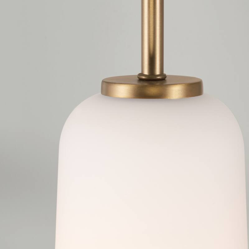 Lawson 1-light Hanging Pendant w/ Soft White Glass