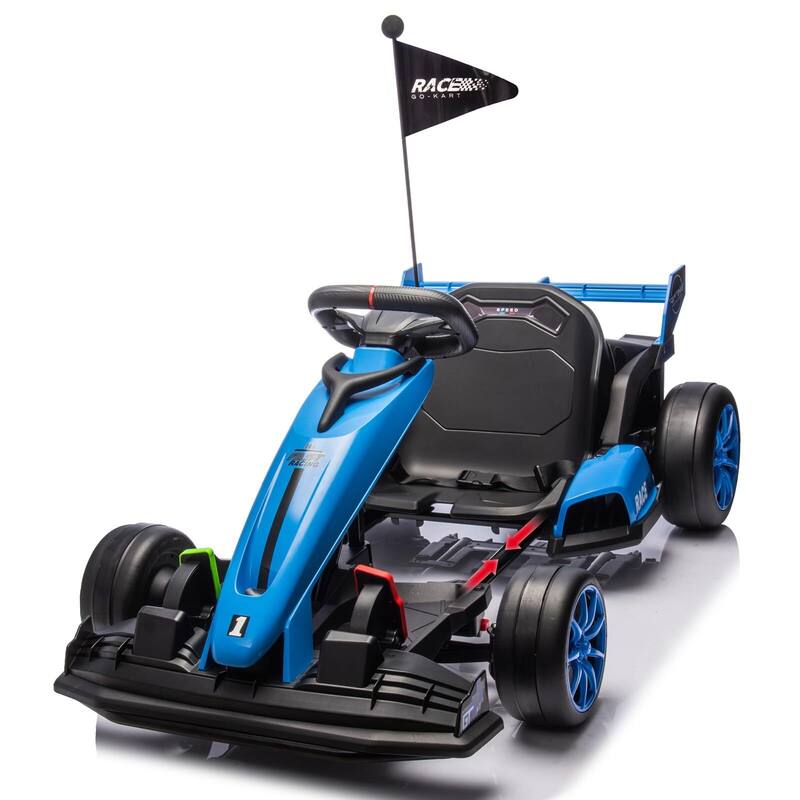 Go Kart Electric Ride on Car - Blue