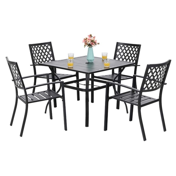 PHI VILLA Metal 5-piece Patio Dining Set. Opens flyout.