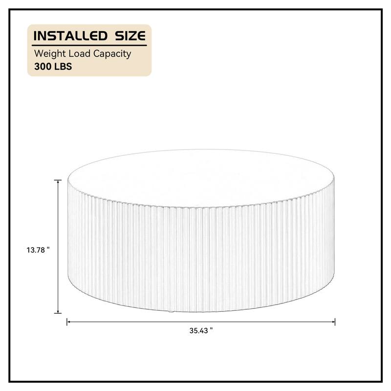 Marble Williamspace Fully Assembled Round Side Coffee Table For Living Room