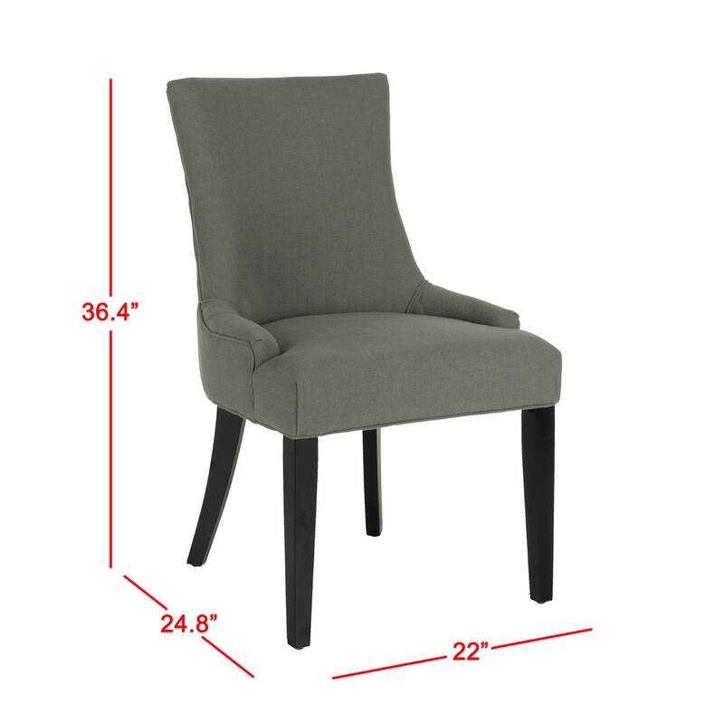 SAFAVIEH Lester Dining Chair (Set of 2) - 24"W x 25"D x 39"H