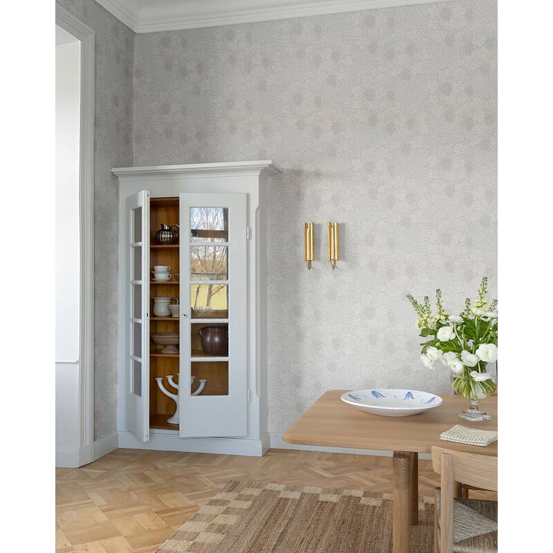 A-Street Prints Vine White Woodland Fruits Wallpaper