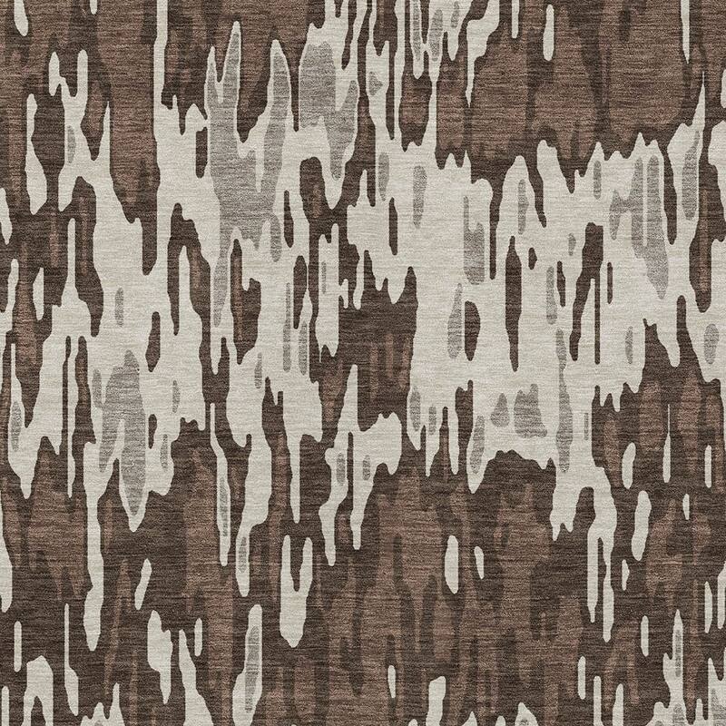 HomeRoots Striped Transitional Rectangle Outdoor Rug