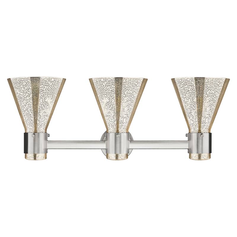 Innovations Lighting Downtown Urban - Lawton Cone - 3 Light 24" Wall-Mounted Bath Vanity Light