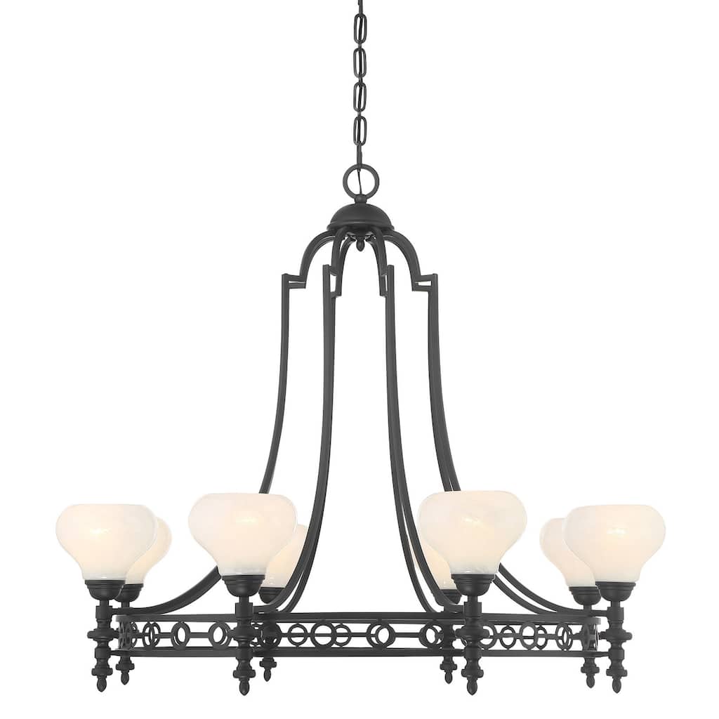 Savoy House 1-1605-8 Allston 8 Light 36" Wide LED Chandelier