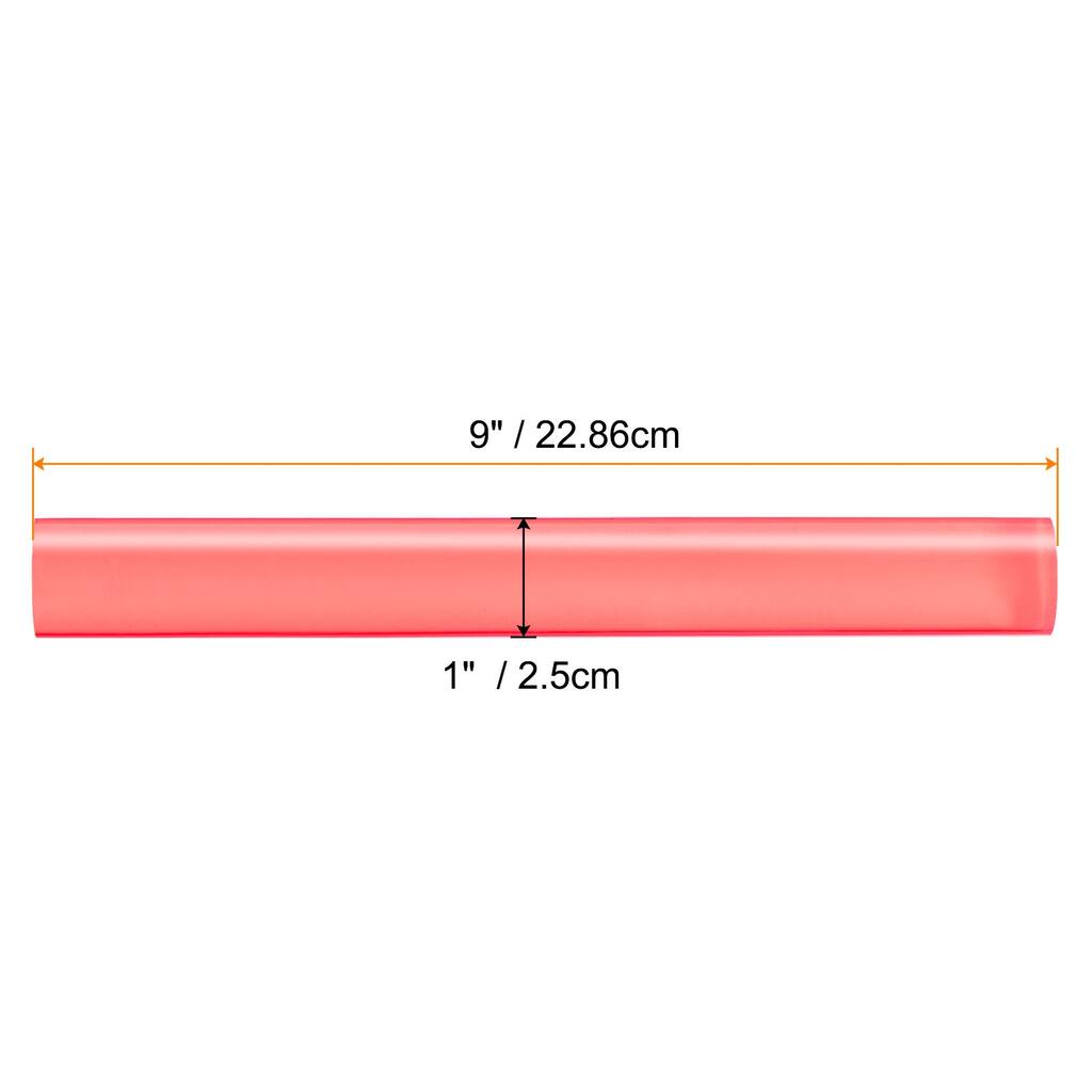 Acrylic Clay Roller 22.86cm x 2.5cm for Shaping Sculpting Pink