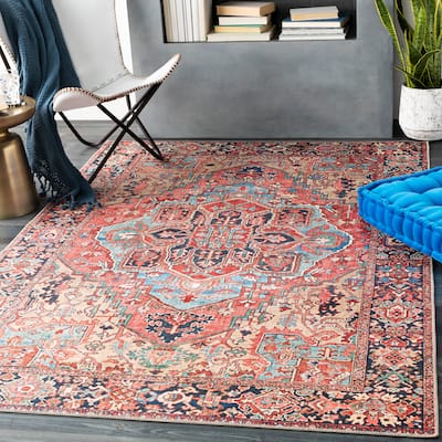 Artistic Weavers Adenia Vintage Medallion Printed Area Rug