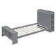 preview thumbnail 62 of 63, Platform bed with LED lights and USB port
