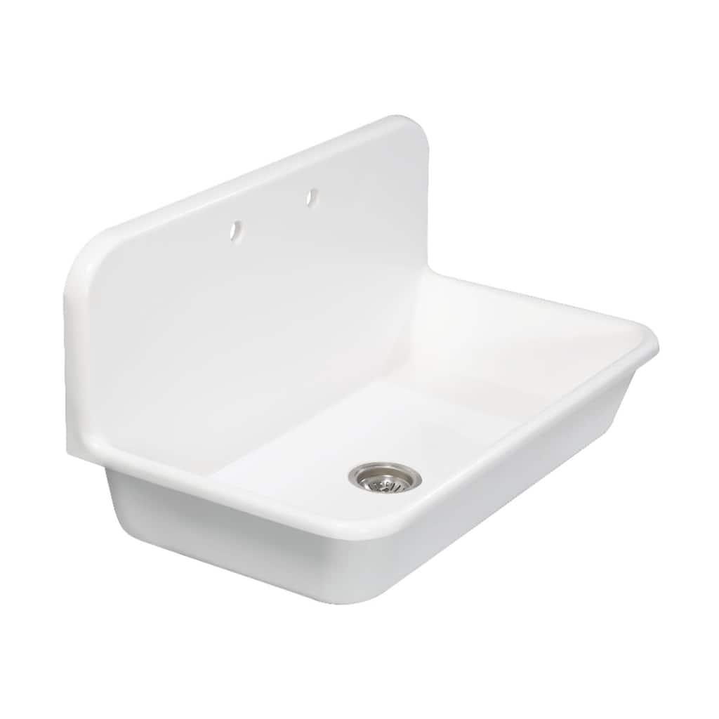 Kingston Brass Arcticstone 36" Drop In Single Basin Stone Composite