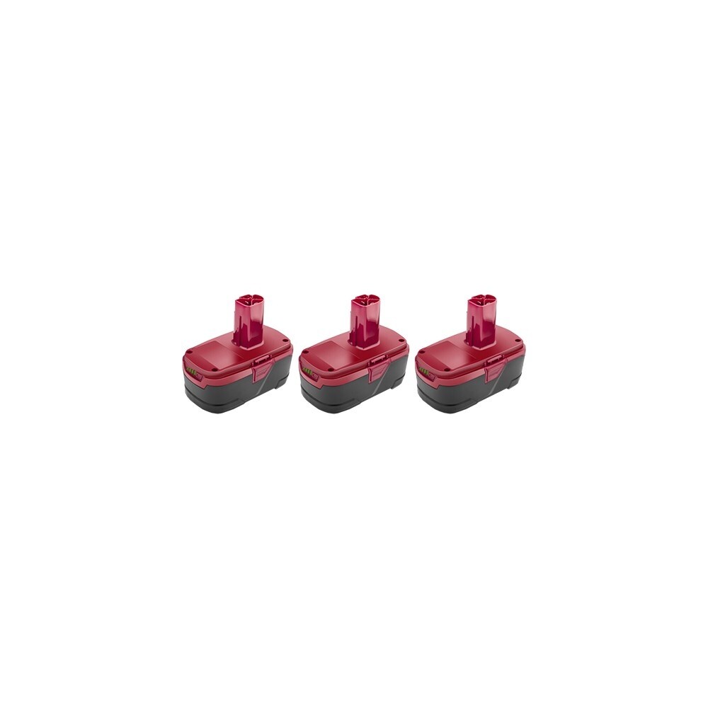 Shop 3x Replacement For Craftsman 19 2 Volt Lithium Battery Diehard C3 5166 Pp2011 11375 Black Overstock 32002980